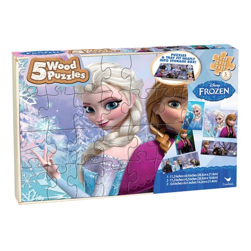 Frozen Wooden puzzle (Set of 5 puzzles) 1