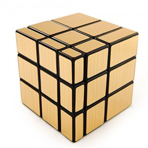 Shengshou 3x3 Mirror Cube Gold Color