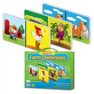 Match It! Dominoes - Farm