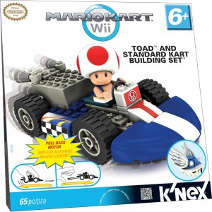 Mario kart knex wii toad cart building set 6+yrs