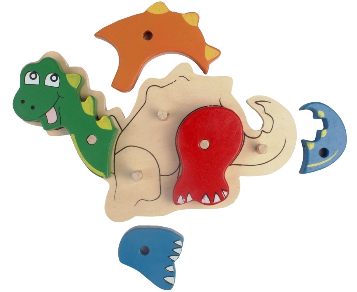 dinosaur with knob on head