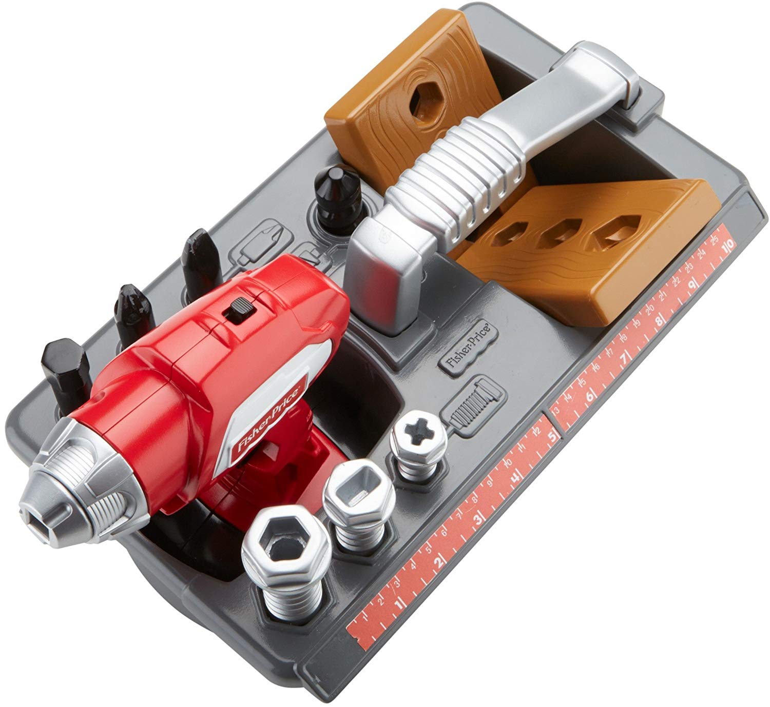 fisher price drilling action tool set