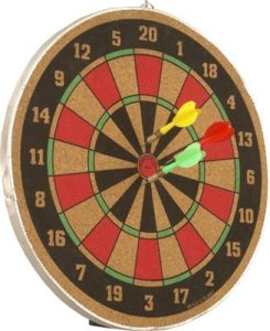 Wood O Plast Dart Board Set 12 inch