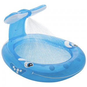 Intex whale spray pool