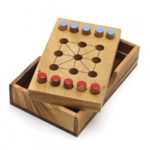 Nine digit magic squares wooden brain