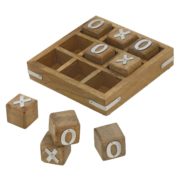 Wooden noughts and crosses tic tac toe pedagogical 2