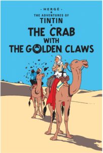 tintin crab with golden claw